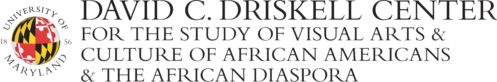 UMD David C. Driskell Center for the Visual Arts and Culture of African Americans and the African Diaspora Logo